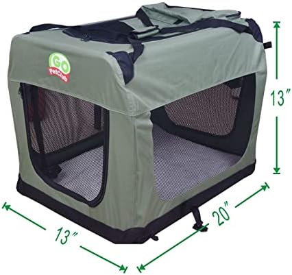 Go Pet Club 20" Soft Collapsible Dog Crate - Image 3