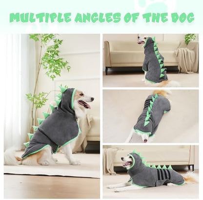 Super Absorbent Dog Bathrobe, Fast-Drying Robe - Image 4