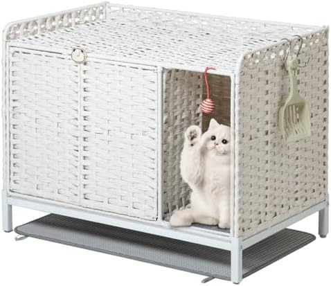 SETVSON Cat Litter Box Enclosure Furniture by SETVSON