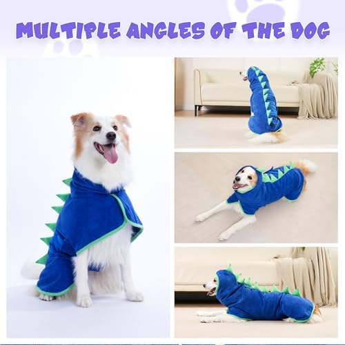 Super Absorbent Dog Bathrobe, Fast-Drying Robe - Image 4