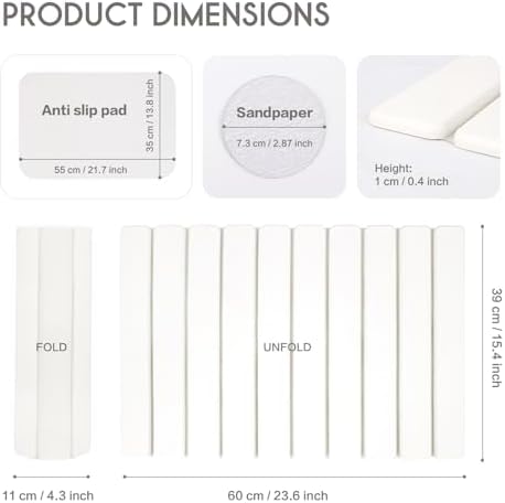 BoxedHome Stone Drying Mat for Kitchen Counter, Large Stone Drying Mat Foldable - Image 2