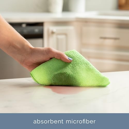 S&T INC. Microfiber Cleaning Cloth, 50 Pack, 11.5" x 11.5" - Image 2
