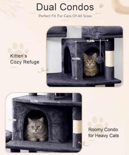 Cat Tower, 71 Inch Heavy Duty Cat Tree - Image 5