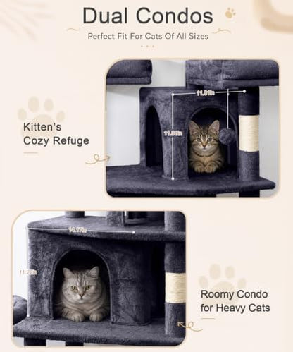 Cat Tower, 71 Inch Heavy Duty Cat Tree - Image 5