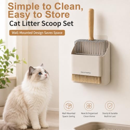 4 Pack Cat Litter Scoop Set，Cat Litter Scooper - Image 6