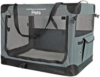 Ashfield & Harkness Collapsible Soft Dog Crate 36" by AshfieldHarkness