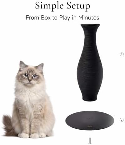 Furrytail Cat Scratching Post, Paper Rope Scratcher - Image 7