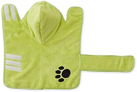 Bone Dry Pet Robe Collection, Embroidered Absorbent Microfiber Bath Robe - Image 3
