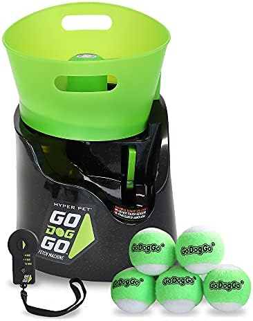 Hyper Pet GoDogGo Automatic Dog Ball Launcher, Includes 5 Balls by HyperPet