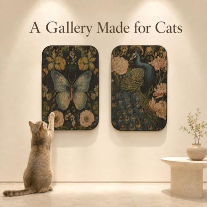 2 Pack Cat Wall Scratcher, Art Cat Scratching Board - Image 6