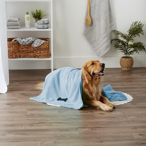 Bone Dry Pet Grooming Microfiber Towel, Embroidered Collection - Image 5