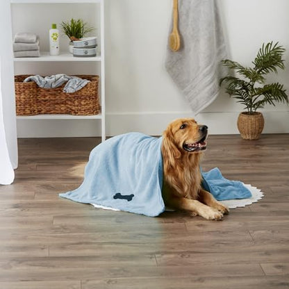 Bone Dry Pet Grooming Microfiber Towel, Embroidered Collection - Image 5