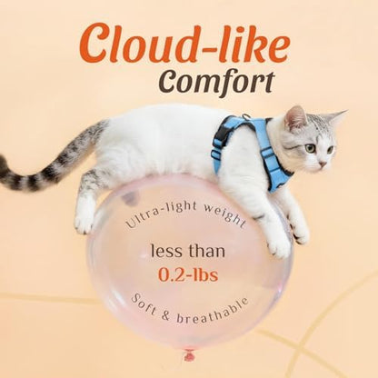 Dooradar Cat Harness and Leash Set, Adjustable and Escape Proof - Image 6
