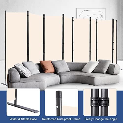 8 Panel Wide Room Divider Wall Screen - Image 2