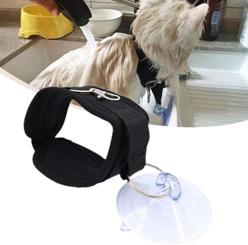 Pet Bathing Suction Cup Tether Adjustable Lightweight Bath Fixer Leash - Image 7