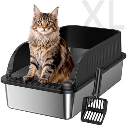 Stainless Steel Litter Box by KISENG