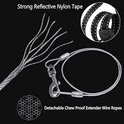 16ft Retractable Dog Leash for Medium Breed Dogs up to 44 lbs - Image 4