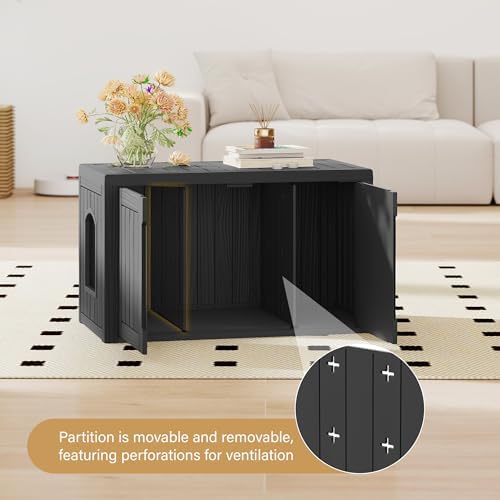 Cat Litter Box Enclosure, Covered Cat Litter Box - Image 3