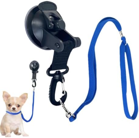 Dog Grooming Loop | Suction Cup Bathing Safety Rope by Unknown