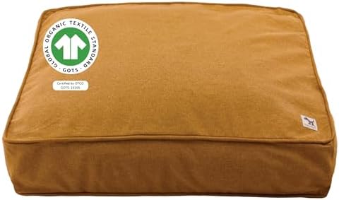 Molly Mutt Mustard Brown Dog Bed Cover, Non-Toxic & 100% Cotton by MollyMutt