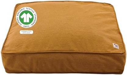 Molly Mutt Mustard Brown Dog Bed Cover, Non-Toxic & 100% Cotton by MollyMutt