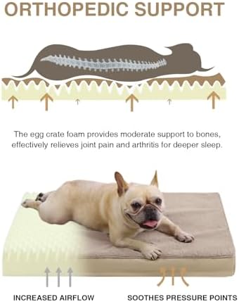 KSIIA Orthopedic Dog Bed for Medium Dogs - Image 2