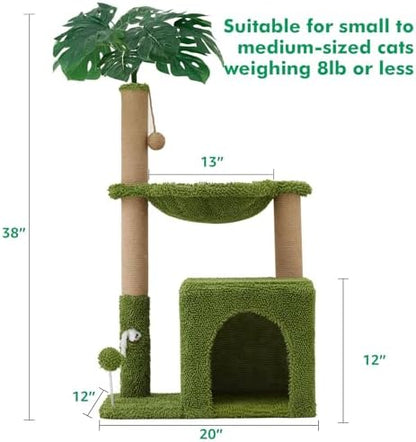 Woochpet 38'' Cat Tree Tower - Image 2