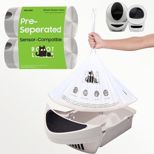 60 Pack Automatic Litter Box Bags Fit by Unknown