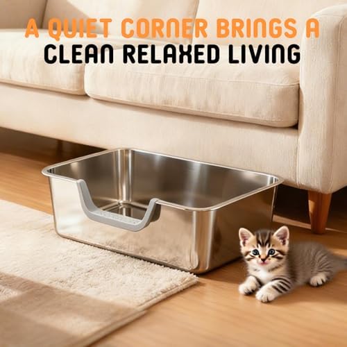 Stainless Steel Litter Box - Image 6