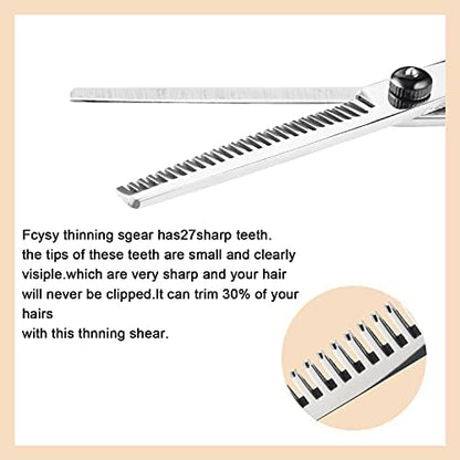 Fcysy Professional 10 Pcs Sharp Barber Hair Cutting Kit - Image 4