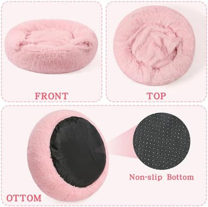NOYAL Calming Donut Dog Bed, Hooded Cave - Image 6