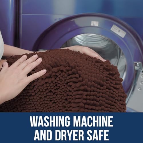 Muddy Mat® | Chenille Bathroom Rugs Quick Dry Microfiber Mats Non Slip Washable - Image 4