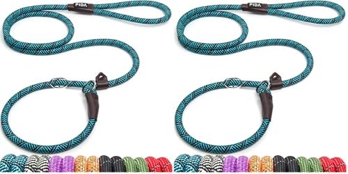 Fida Durable Slip Lead Dog Leash, 6 FT x 1/2" Heavy Duty Loop Comfortable by Fida