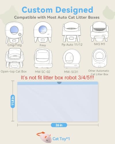 150 Count Cat Litter Box Bags for Automatic Cat Litter Box - Image 3