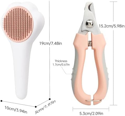 Self-Cleaning Cat Brush for Shedding - Image 2
