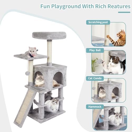 Cut Cat Tree Cat Tower Condo - Image 3