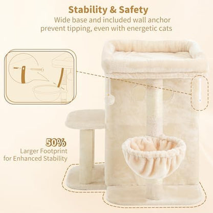 Heybly 26.3" Cat Tree for Large Cats - Image 5