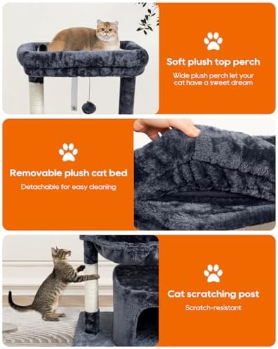 SYANDLVY Small Cat Tree for Indoor Cats, Cat Tower - Image 4