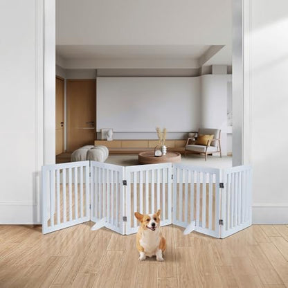 unipaws 24”H Free Standing Pet Gate - Image 2