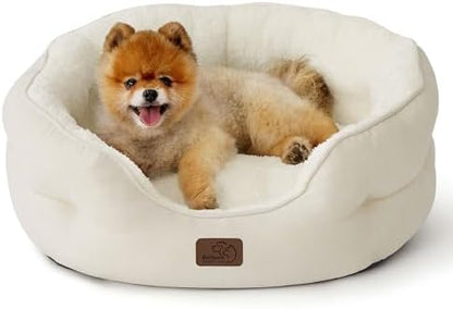 Bedsure Small Dog Bed Washable, Round Cat Beds by BEDSURE
