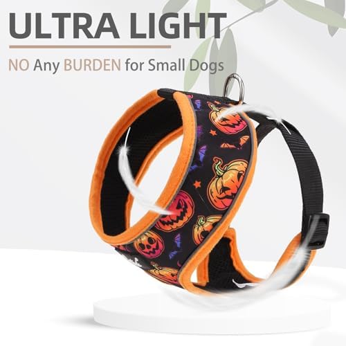 PUPTECK Halloween Dog Harness and Leash Set No Pull Small Sized Dogs Puppy - Image 5