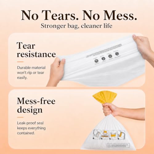 Furrytail Cat Litter Box Liners, Thickened Waste Bags - Image 4