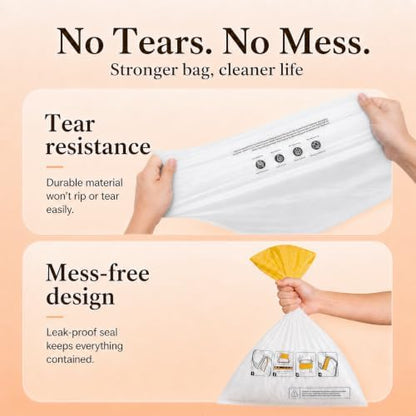 Furrytail Cat Litter Box Liners, Thickened Waste Bags - Image 4