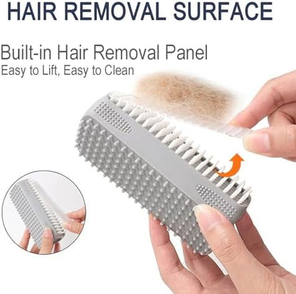 3-in-1 Triangular Dog Bath Brush - Image 3