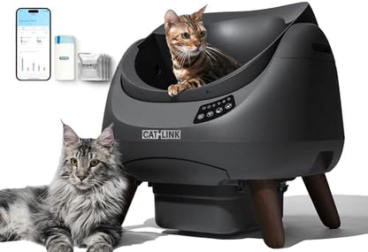 CATLINK Open-X Open-Top Automatic Litter Box by CATLINK
