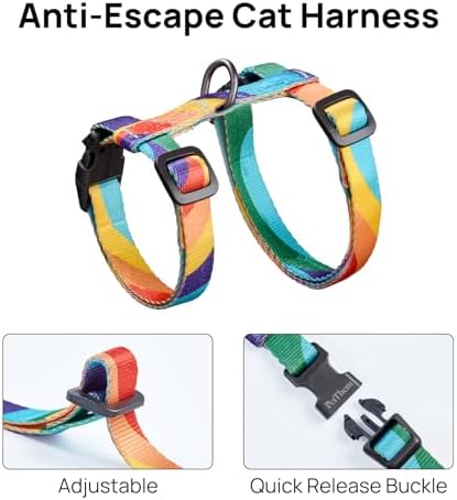 PetThem Adjustable Cat Harness and Leash Set Escape Proof - Image 4