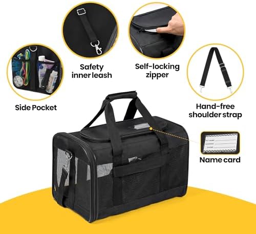 Conlun Dog Carrier Soft Sided, Large Cat Carrier - Image 7