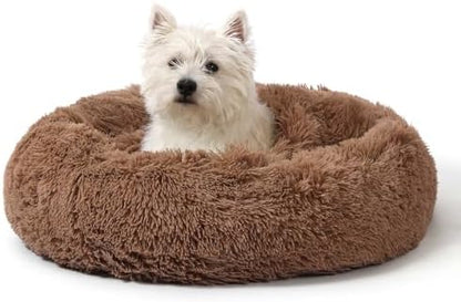 NOYAL Calming Donut Dog Bed, Hooded Cave by Noyal