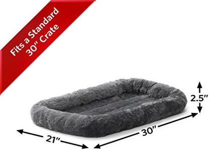 QuietTime by MidWest 30" Dog Crate Bolster Bed, Medium Breeds - Image 3