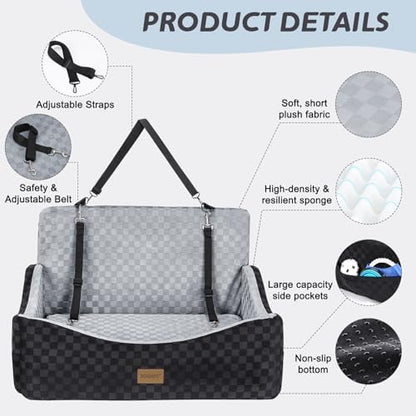 JOEJOY Dog Car Seat for Medium/Large Dogs - Image 4